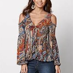 Womens cold shoulder top - Venus